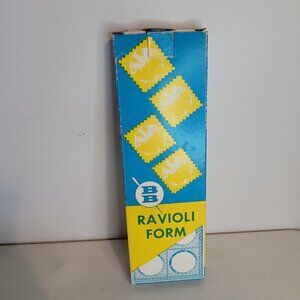 Vintage Berarducci Mfg. 12 Hole Round Ravioli Form Press 500 RF Cast Very Clean